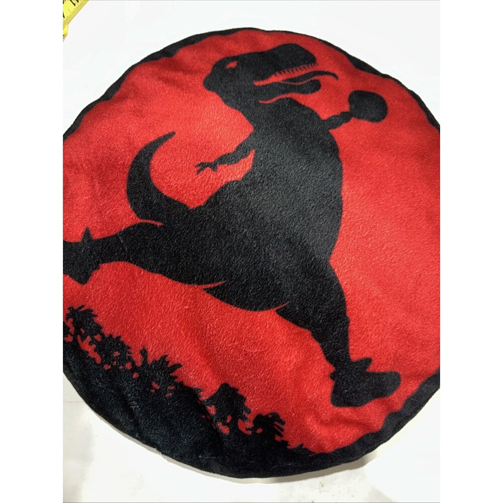 Universal Studios Soft Jurassic World Dinosaur Round Throw Pillow 17" x 17"